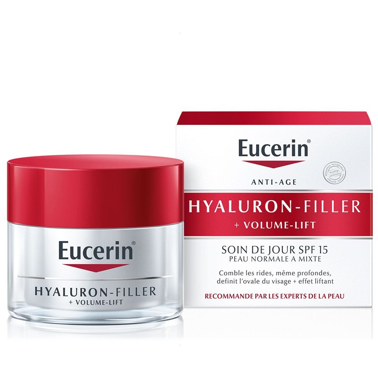 Eucerin Hyaluron-Filler + VOLUME-LIFT Dagcrème voor de normale tot gemengde - 50ml - Deforce Medical