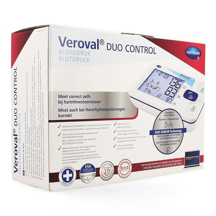 Veroval duo Control - digitale bovenarm bloeddrukmeter - Medium