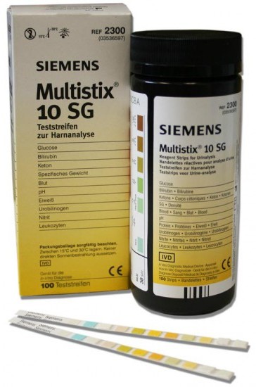 Multistix 10SG - urinestrips - 100 strips