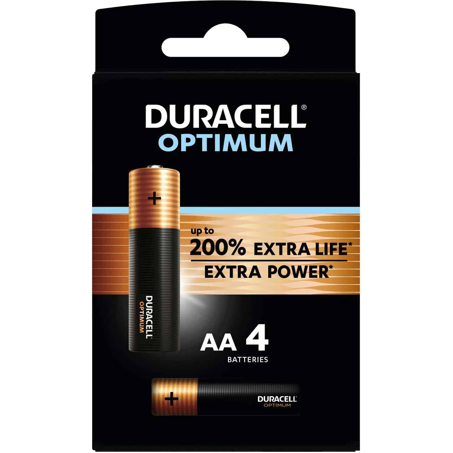 Duracell alkaline batterijen OPTIMUM (Vroeger Ultra Power) op blister - KRACHT - Deforce