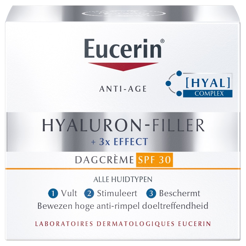 Temmen schelp Rationeel Eucerin Hyaluron-Filler X3 Dagcrème SPF 30 - 50 ml - Deforce Medical