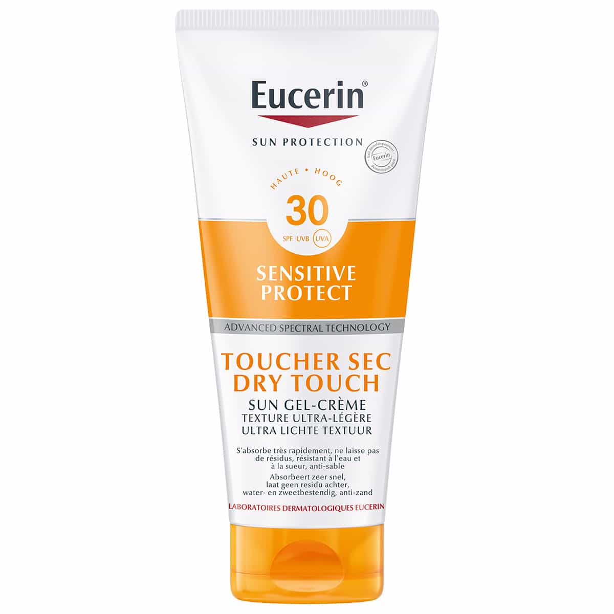 Zonnecrème Eucerin Sun Dry-touch - Plakt niet & snel