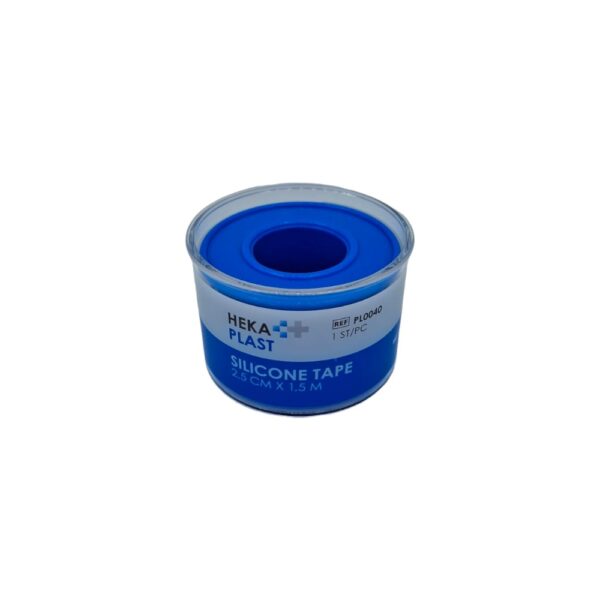 Adhésif en silicone sur rouleau HEKA Plast - 2,5cm x 1,5m - par pièce