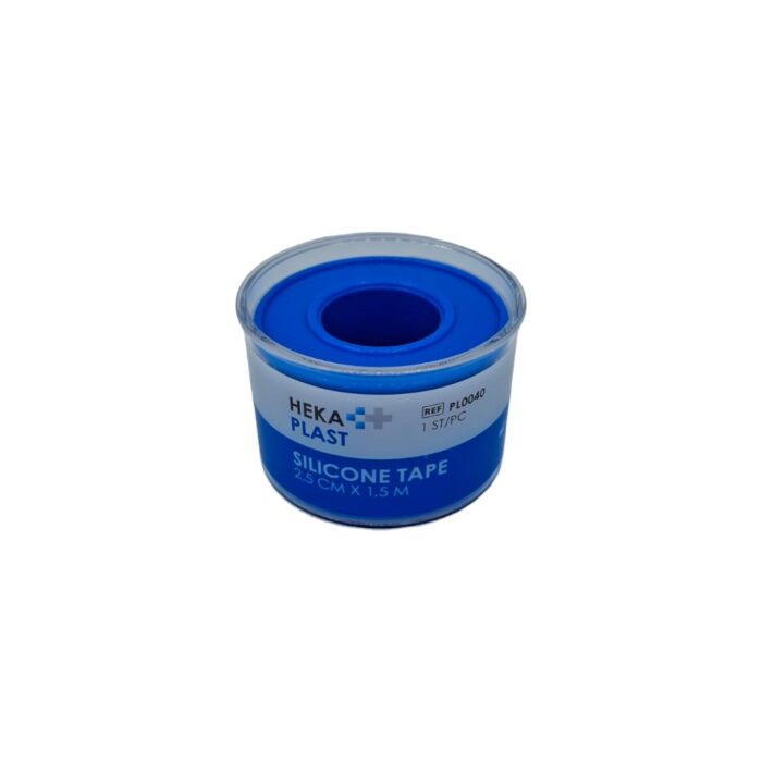 Adhésif en silicone sur rouleau HEKA Plast - 2,5cm x 1,5m - par pièce