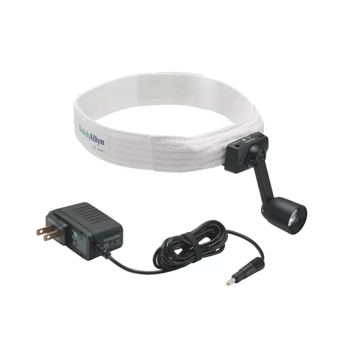 WA Voorhoofdslamp met witte band