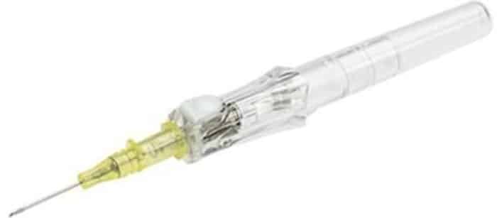 IV-veiligheidskatheter met vleugels Autoguard BC 24G x 19mm (geel) - per stuk